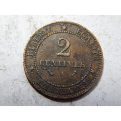Francie 2 Centimes 1895 A RR XF č38446