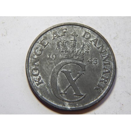 Dánsko 5 Øre 1942 Zn UNC č39593