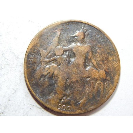 Francie 5 Centimes 1900 F-VF č39527