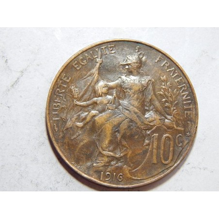 Francie 5 Centimes 1916 XF-UNC č39528