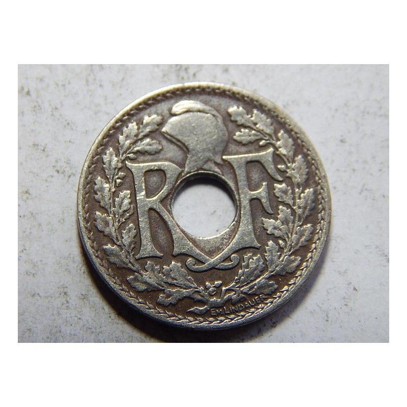 Francie 10 Centimes 1925 XF č38439 Francie 10 Centimes 1925 XF č38439