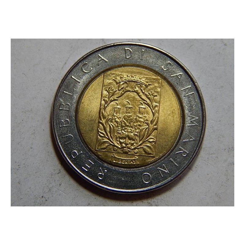 San Marino 500 Lire 1988 UNC č39466 San Marino 500 Lire 1988 UNC č39466