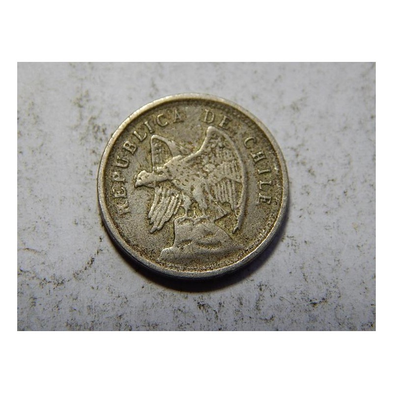 Chile 5 Centavos 1921 R XF č38513 Chile 5 Centavos 1921 R XF č38513