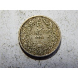 Chile 5 Centavos 1921 R XF č38513