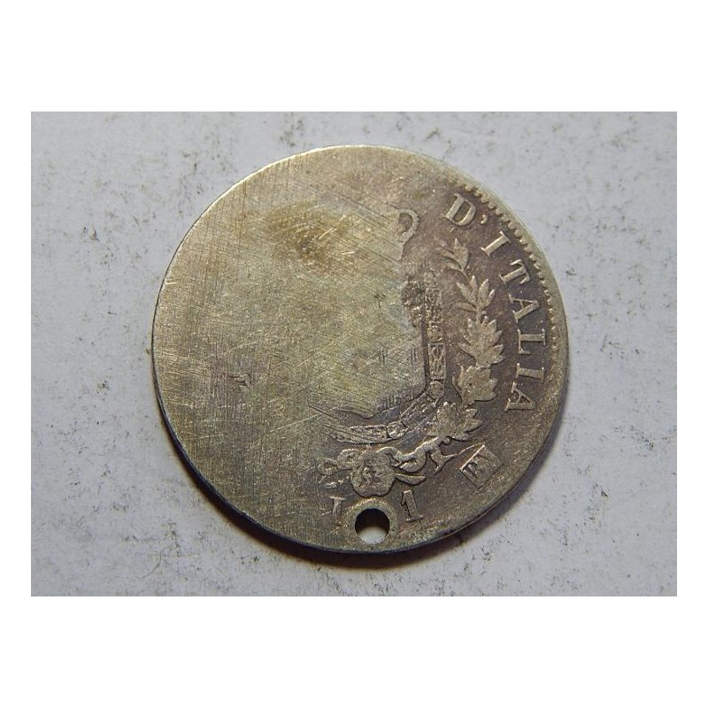 Itálie 1 Lire 1867 Ag F č38406 Itálie 1 Lire 1867 Ag F č38406