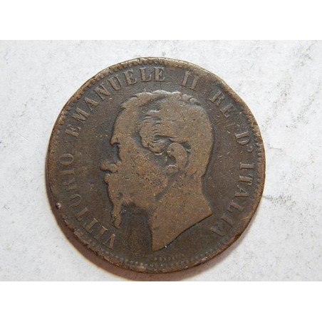 Itálie 10 Centesimi 1866 H F-VF č39530