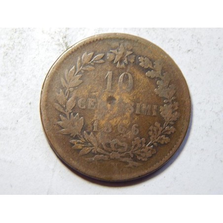 Itálie 10 Centesimi 1866 N F-XF č39561