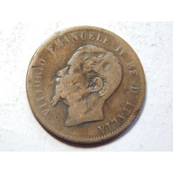 Itálie 10 Centesimi 1866 N F-XF č39561