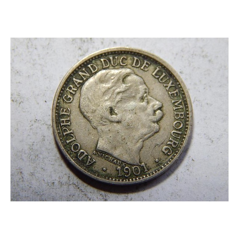Luxembourg 10 Centimes 1901 XF č38442 Luxembourg 10 Centimes 1901 XF č38442
