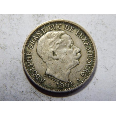 Luxembourg 10 Centimes 1901 XF č38442