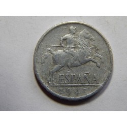 Španělsko 5 Centimes 1941 VF-XF č38894
