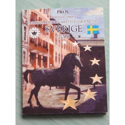 Sweden set EURO PROBE 2003 ve folderu UNC čŠU03