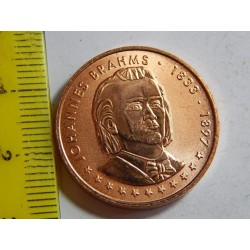 Německo medaile Johanes Brams 1833-1897 UNC č39439 