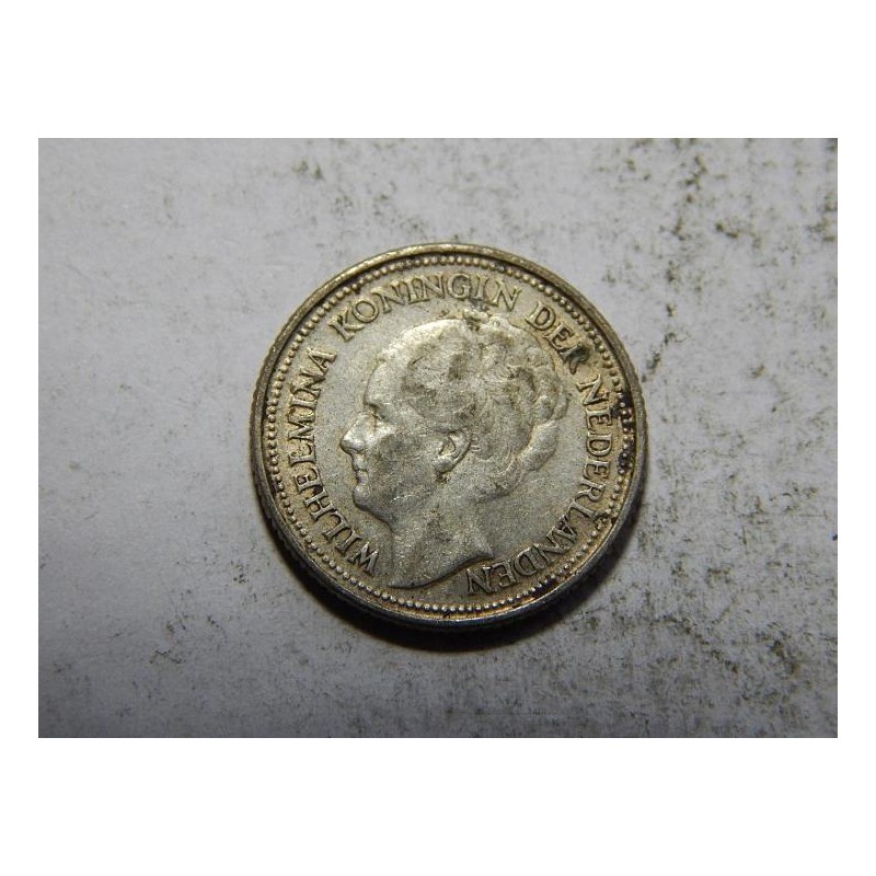 Nizozemí 10 Cents 1936 Ag XF č38542 Nizozemí 10 Cents 1936 Ag XF č38542