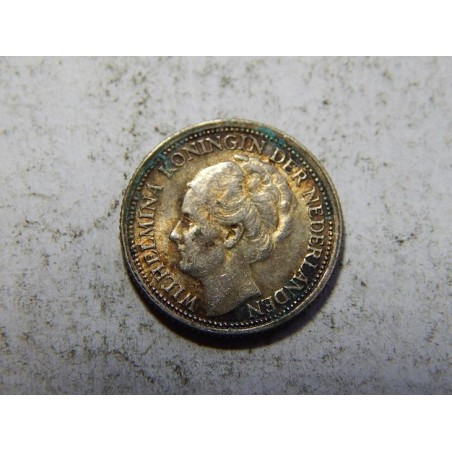 Nizozemí 10 Cents 1939 Ag XF-UNC č38534