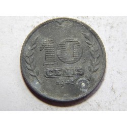 Nizozemí 10 Cents 1941 Zn VF-XF č38427