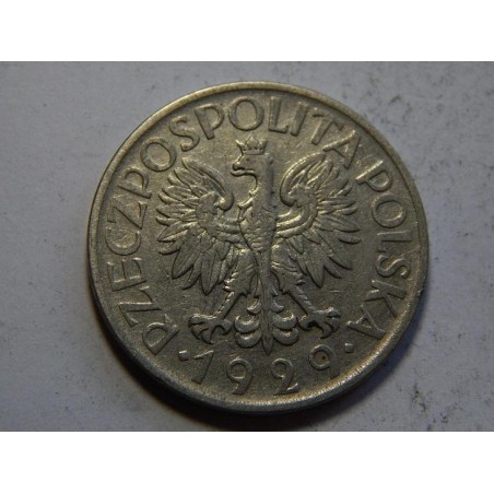 Polsko 1 Zloty 1929 XF č39602