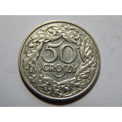 Polsko 50 Groszy 1923 XF č39579