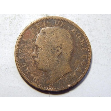 Portugalsko 10 Reis 1884 F č39556
