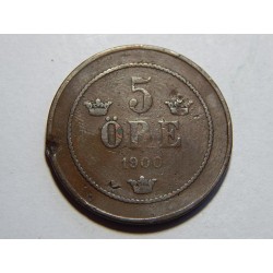 Sweden 5 Öre 1900 RR F č11606