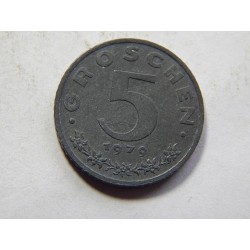 Rakousko 5 Gröschen 1979 R Zn UNC č38943