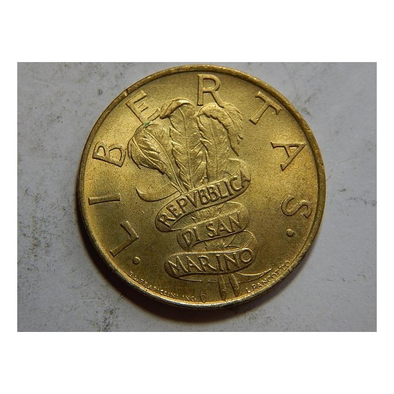 San Marino 200 Lire 1995 UNC č39468 San Marino 200 Lire 1995 UNC č39468