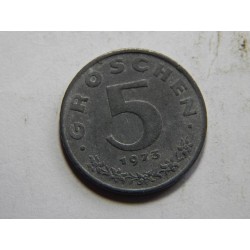 Rakousko 5 Gröschen 1973 Zn UNC č38889 