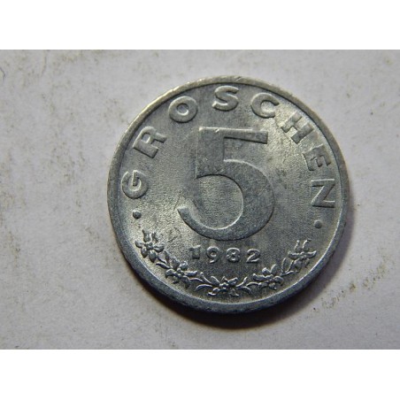 Rakousko 5 Gröschen 1982 R Zn UNC č38939 