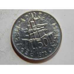 San Marino 50 Lire 1978 UNC č39494