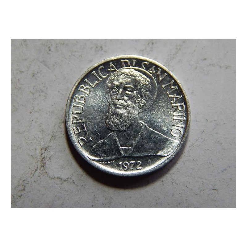 San Marino 1 Lira 1972 UNC č39504 San Marino 1 Lira 1972 UNC č39504