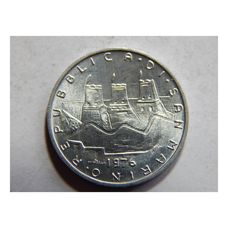 San Marino 5 Lire 1976 UNC č39498 San Marino 5 Lire 1976 UNC č39498