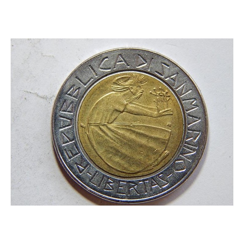 San Marino 500 Lire 1985 UNC č39489 San Marino 500 Lire 1985 UNC č39489