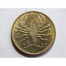 San Marino 20 Lire 1974 UNC č39500