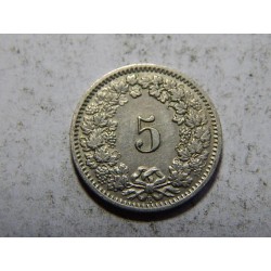 Švýcarsko 5 Rappen 1914 B XF č38518