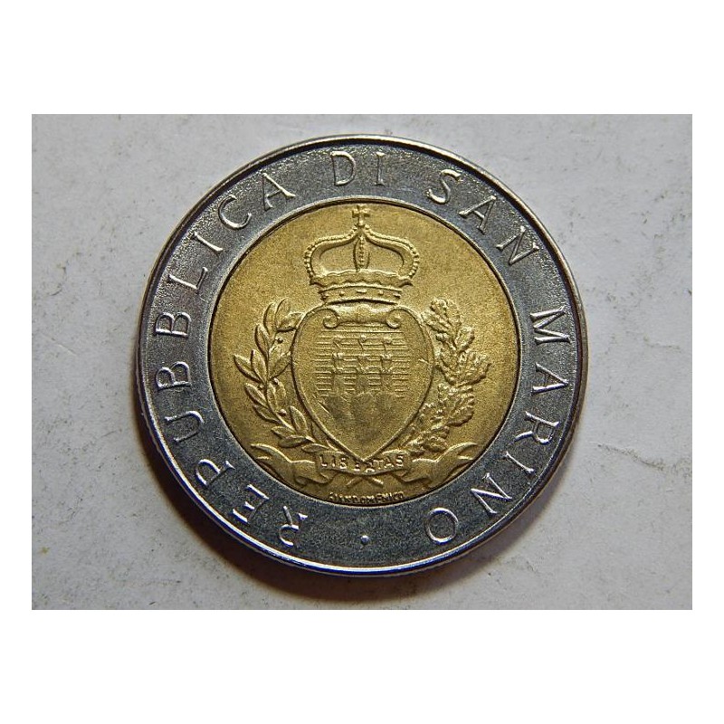 San Marino 500 Lire 1987 UNC č39464 San Marino 500 Lire 1987 UNC č39464