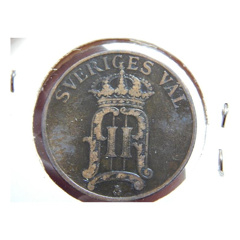 Sweden 5 Öre 1907 EB XF č00665 Sweden 5 Öre 1907 EB XF č00665