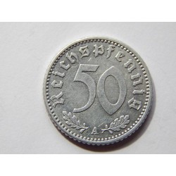Německo 3. Říše 50 Reichspfennig 1942 A UNC č11002 