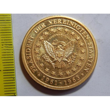 Německo pozlacený prezident USA John F. Kennedy 1991 XF č39409 