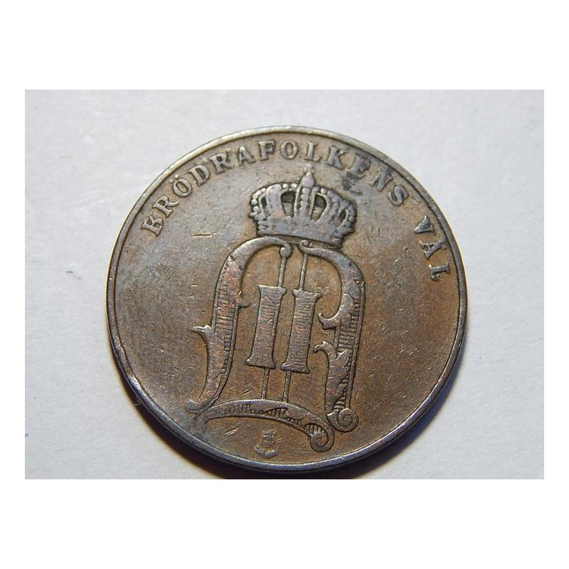 Sweden 5 Öre 1901 RR F-VF č11603 Sweden 5 Öre 1901 RR F-VF č11603