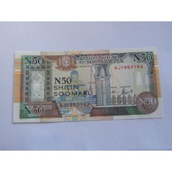 Somálsko 50 Shillings 1991 Bankovka UNC stav! čABLB 