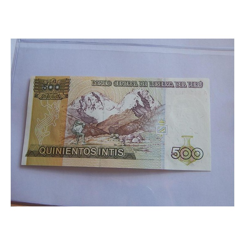 Peru 500 Intis 1987 Bankovka UNC stav! čABLB Peru 500 Intis 1987 Bankovka UNC stav! čABLB