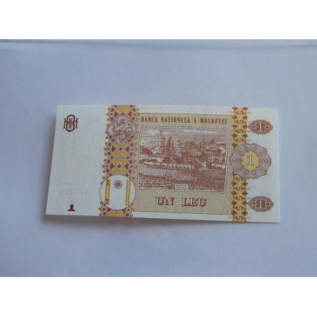Moldavia 1 Leu 2015 Bankovka UNC stav! čABLB 