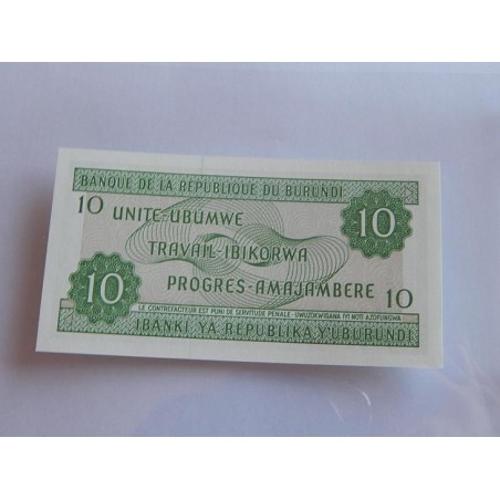 Burundi 10 Francs 2007 Bankovka UNC stav! čABLB 