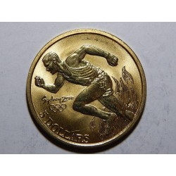 Austrálie pozlacený 5 Dollars 2000 atletika UNC č36143