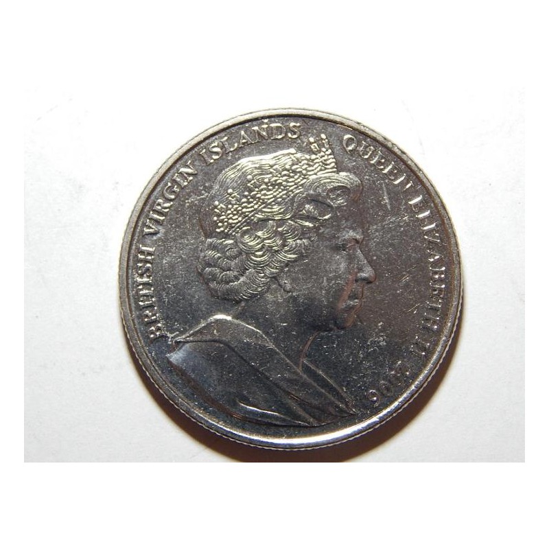 Britské panenské ostrovy 1 Dollar 2006 young Elisabeth UNC č36045 Britské panenské ostrovy 1 Dollar 2006 young Elisabeth UNC č36045