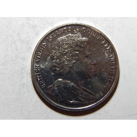 Britské panenské ostrovy 1 Dollar 2006 Elisabet on aircraft UNC č36287