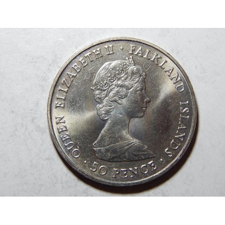 Falkland Islands 50 Pence 1982 Liberation UNC č36223