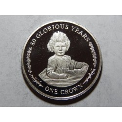 Gibraltar 1 Crown 2006 80 Glorious Years PROOF č36301