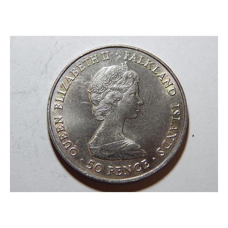 Falkland Islands 50 Pence 1982 Liberation UNC č36101 Falkland Islands 50 Pence 1982 Liberation UNC č36101