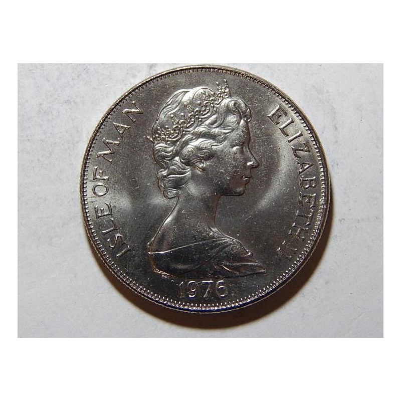 Isle of Man 1 Crown 1976 Horse Tram UNC č36231 Isle of Man 1 Crown 1976 Horse Tram UNC č36231